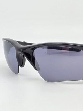 Oakley 03-650 Half Jacket XLJ 1.0 Jet Black Frame Black Iridium Lens Sunglasses